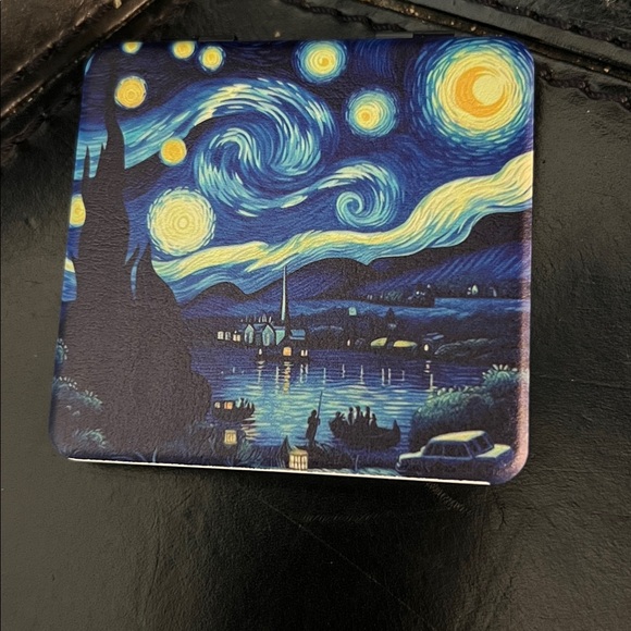 unbranded Accessories - STARRY NIGHTS TRAVEL FLIP 2 SIDED MIRROR